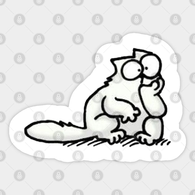 Simon's Cat Sticker by ProjectDogStudio